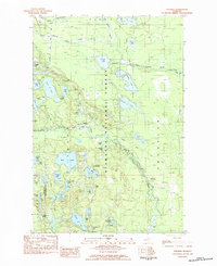 Download a high-resolution, GPS-compatible USGS topo map for Steuben, MI (1984 edition)