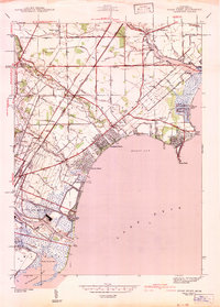 Download a high-resolution, GPS-compatible USGS topo map for Stony Point, MI (1942 edition)