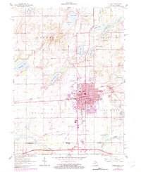 Download a high-resolution, GPS-compatible USGS topo map for Sturgis, MI (1982 edition)