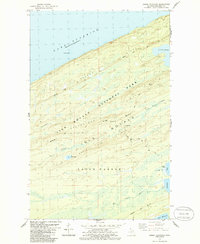 Download a high-resolution, GPS-compatible USGS topo map for Sugar Mountain, MI (1986 edition)