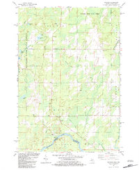 Download a high-resolution, GPS-compatible USGS topo map for Swanson, MI (1983 edition)