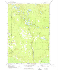 preview thumbnail of historical topo map of Luce County, MI in 1972