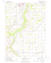 Download a high-resolution, GPS-compatible USGS topo map for Tecumseh South, MI (1975 edition)