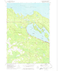 Download a high-resolution, GPS-compatible USGS topo map for Thompsons Harbor, MI (1974 edition)