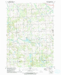 Download a high-resolution, GPS-compatible USGS topo map for Thornville, MI (1991 edition)