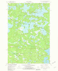 Download a high-resolution, GPS-compatible USGS topo map for Thousand Island Lake, MI (1982 edition)