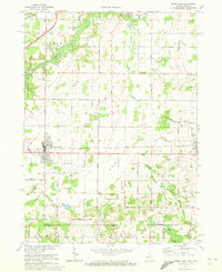 preview thumbnail of historical topo map of Three Oaks, MI in 1970