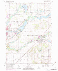 Download a high-resolution, GPS-compatible USGS topo map for Three Rivers East, MI (1982 edition)