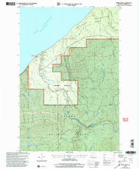 Download a high-resolution, GPS-compatible USGS topo map for Tiebel Creek, MI (2004 edition)