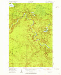 Download a high-resolution, GPS-compatible USGS topo map for Timberlost, MI (1955 edition)