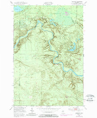 Download a high-resolution, GPS-compatible USGS topo map for Timberlost, MI (1989 edition)