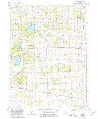 Download a high-resolution, GPS-compatible USGS topo map for Tipton, MI (1981 edition)