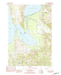 preview thumbnail of historical topo map of Kalkaska County, MI in 1983