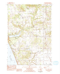preview thumbnail of historical topo map of Oceana County, MI in 1983