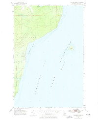 Download a high-resolution, GPS-compatible USGS topo map for Traverse Island, MI (1974 edition)