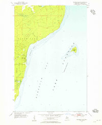 Download a high-resolution, GPS-compatible USGS topo map for Traverse Island, MI (1955 edition)