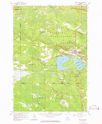 Download a high-resolution, GPS-compatible USGS topo map for Trout Lake, MI (1966 edition)