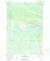 Download a high-resolution, GPS-compatible USGS topo map for Trout Lake, MI (1989 edition)