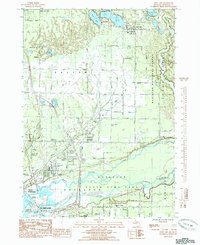 Download a high-resolution, GPS-compatible USGS topo map for Twin Lake, MI (1985 edition)