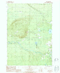 Download a high-resolution, GPS-compatible USGS topo map for Udell, MI (1988 edition)