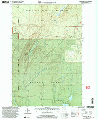 preview thumbnail of historical topo map of Ontonagon County, MI in 2001