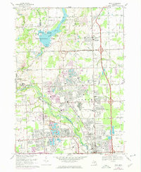 Download a high-resolution, GPS-compatible USGS topo map for Utica, MI (1974 edition)
