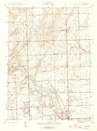 1946 Map of Utica