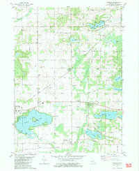 Download a high-resolution, GPS-compatible USGS topo map for Vandalia, MI (1982 edition)