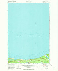 Download a high-resolution, GPS-compatible USGS topo map for Vermilion SE, MI (1955 edition)