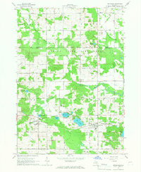 preview thumbnail of historical topo map of Montcalm County, MI in 1965
