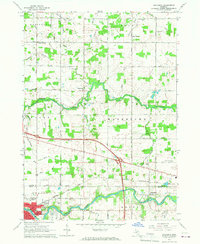 Download a high-resolution, GPS-compatible USGS topo map for Wacousta, MI (1967 edition)