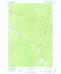 Download a high-resolution, GPS-compatible USGS topo map for Wakefield NE, MI (1977 edition)