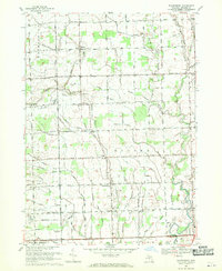 preview thumbnail of historical topo map of Macomb County, MI in 1968
