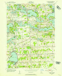 Download a high-resolution, GPS-compatible USGS topo map for Walled Lake, MI (1954 edition)