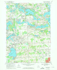 Download a high-resolution, GPS-compatible USGS topo map for Walled Lake, MI (1971 edition)