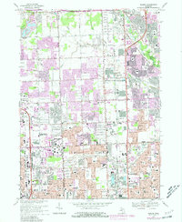 Download a high-resolution, GPS-compatible USGS topo map for Warren, MI (1981 edition)