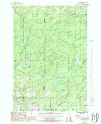 Download a high-resolution, GPS-compatible USGS topo map for Waucedah, MI (1986 edition)
