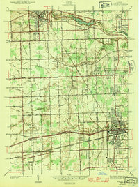 1948 Map of Plymouth, MI