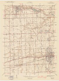 preview thumbnail of historical topo map of Wayne, MI in 1943