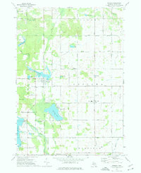 Download a high-resolution, GPS-compatible USGS topo map for Weidman, MI (1976 edition)