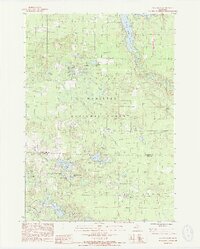 1987 Map of Wellston, 1988 Print