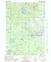 Download a high-resolution, GPS-compatible USGS topo map for White Cloud, MI (1985 edition)