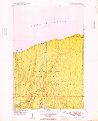 Download a high-resolution, GPS-compatible USGS topo map for White Pine, MI (1949 edition)