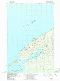 Download a high-resolution, GPS-compatible USGS topo map for Windigo, MI (1986 edition)