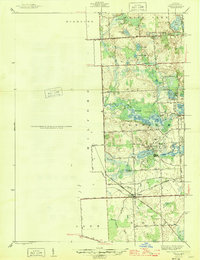 Download a high-resolution, GPS-compatible USGS topo map for Wixom, MI (1945 edition)