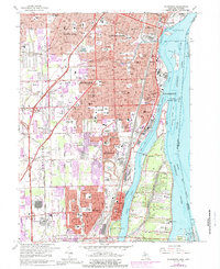 Download a high-resolution, GPS-compatible USGS topo map for Wyandotte, MI (1989 edition)