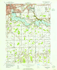 Download a high-resolution, GPS-compatible USGS topo map for Ypsilanti East, MI (1955 edition)