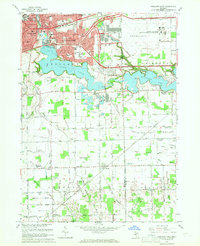 Download a high-resolution, GPS-compatible USGS topo map for Ypsilanti East, MI (1984 edition)