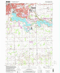 Download a high-resolution, GPS-compatible USGS topo map for Ypsilanti East, MI (2000 edition)