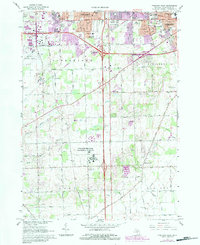 Download a high-resolution, GPS-compatible USGS topo map for Ypsilanti West, MI (1984 edition)
